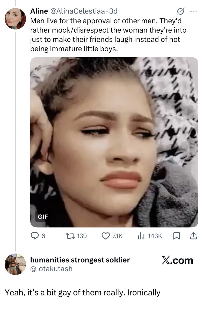 isaacbit078's tweet photo. @_otakutash @AlinaCelestiaa @luvislandcrave Don’t make homophobic comments if you ain’t homophobic except you’re retarded.🤷🏽‍♂️
Think about it, when you’re less busy https://t.co/vnbB4GDPUT