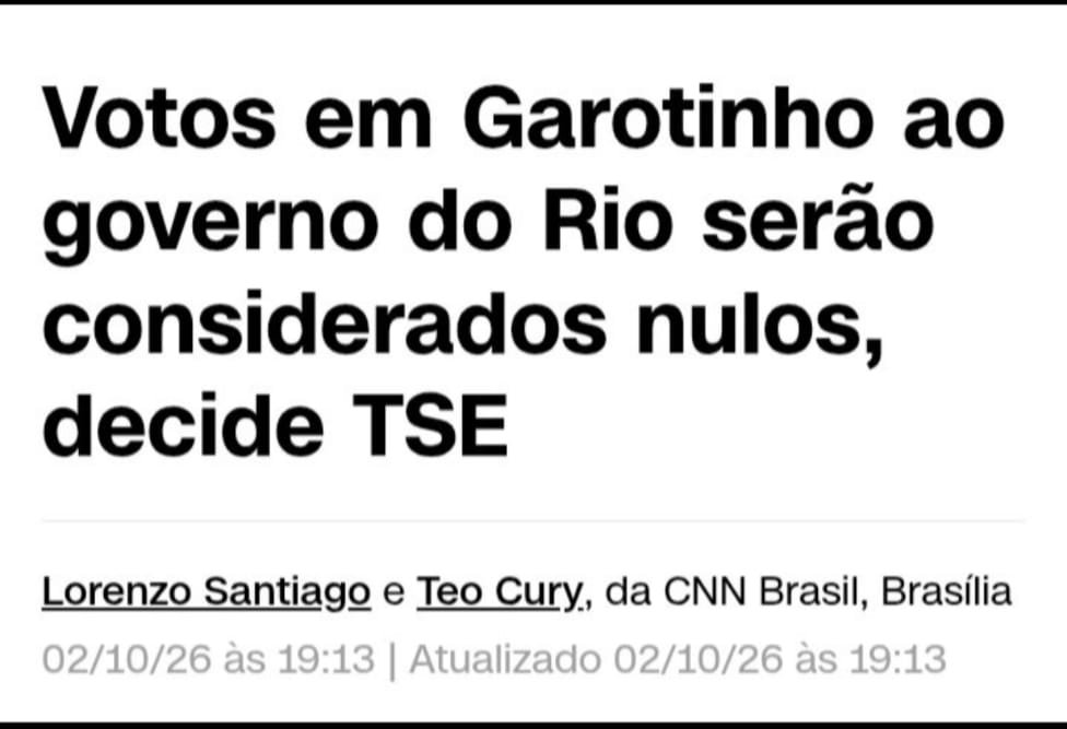 dansfelix's tweet photo. 🚨 Eleições Governador RJ
Atenção: votar em Garotinho é votar nulo e beneficia Eduardo Paes, o soldado do Lula. Fluminenses de direita votam Douglas Ruas 2️⃣2️⃣🚀
DIVULGUE! https://t.co/8svjKaIjbj