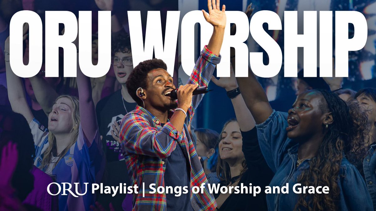 OralRobertsU's tweet photo. Our university has a sound, and that sound is 🙏 
— Songs from ORU Worship | Playlist https://t.co/8tFwLyuvM7. Subscribe to ORU Worship YouTube for more music https://t.co/IWzM2rJuYo https://t.co/mufwTXQwWb