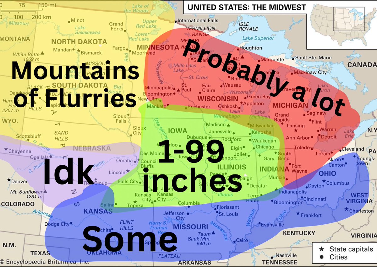 midwestern_ope's tweet photo. Snowfall expected in the Midwest this winter: https://t.co/jn8nKBEgJ7