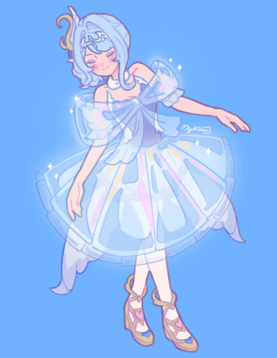 miyukiverse's tweet photo. Odette🦢 #GenshinImpact https://t.co/z55CahcJm7