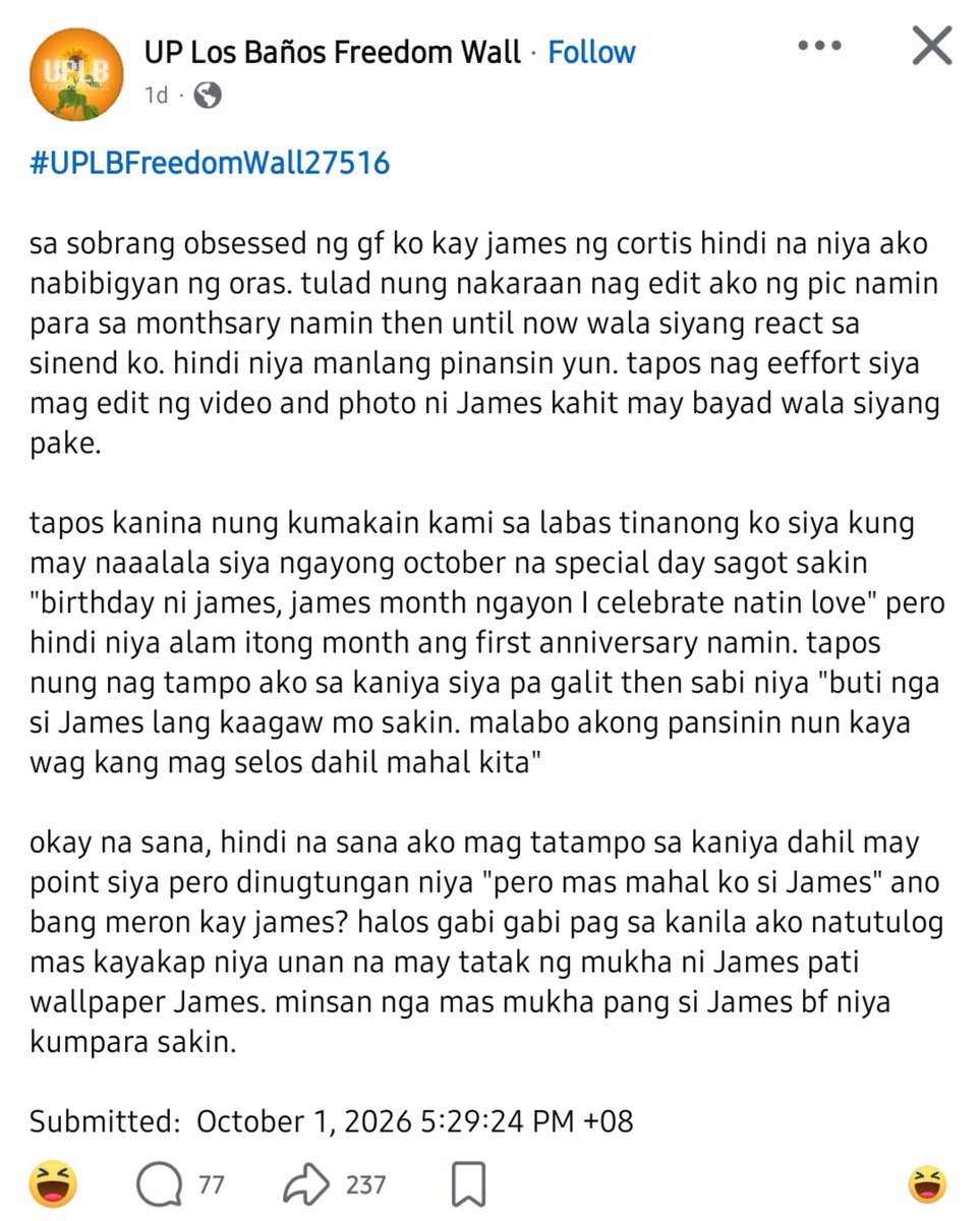 uarmycrush's tweet photo. everyday na ata may entry cortis sa UPLBFW ah 😭😭 https://t.co/khb8pVVqAb