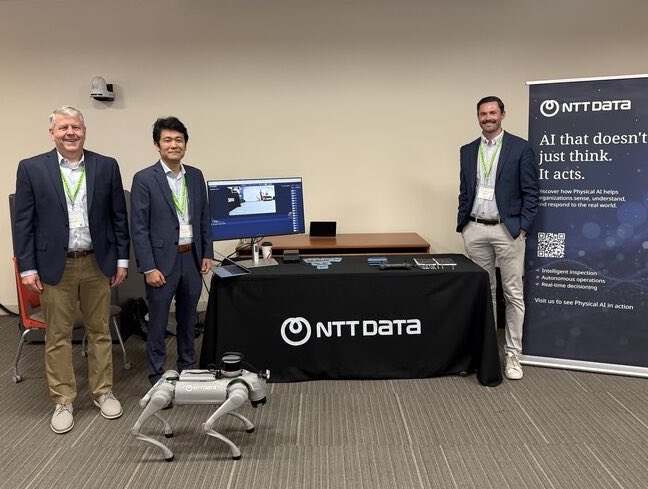 ryotas_data's tweet photo. 先月はGreater Nashville Technology
Council Summit、昨日はTennessee Emerging Tech Expoと、地元の技術展への出展が続きました。Robodogはどこでも人気ですが、Physical AIのユースケースについての面白い議論もできて、どちらも良い1日でした。 https://t.co/ndyjZY7dj3