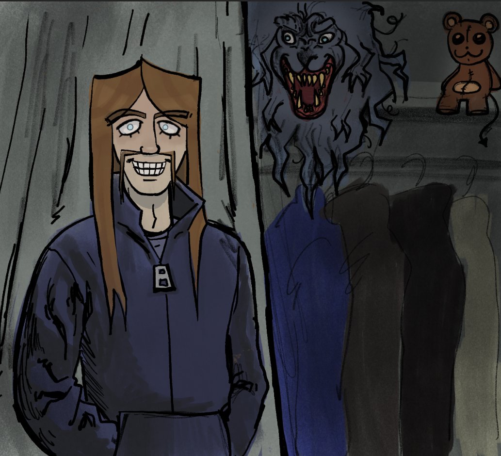 jesterjuice028's tweet photo. What is this guy, some sort of Creep?!? Did this for Kloktober on Tumblr and realized i should prob post my art on here instead of just talking to myself and my 1 friend thats on twt  #metalocalypse #creep2014 https://t.co/OV7g2vZvZx