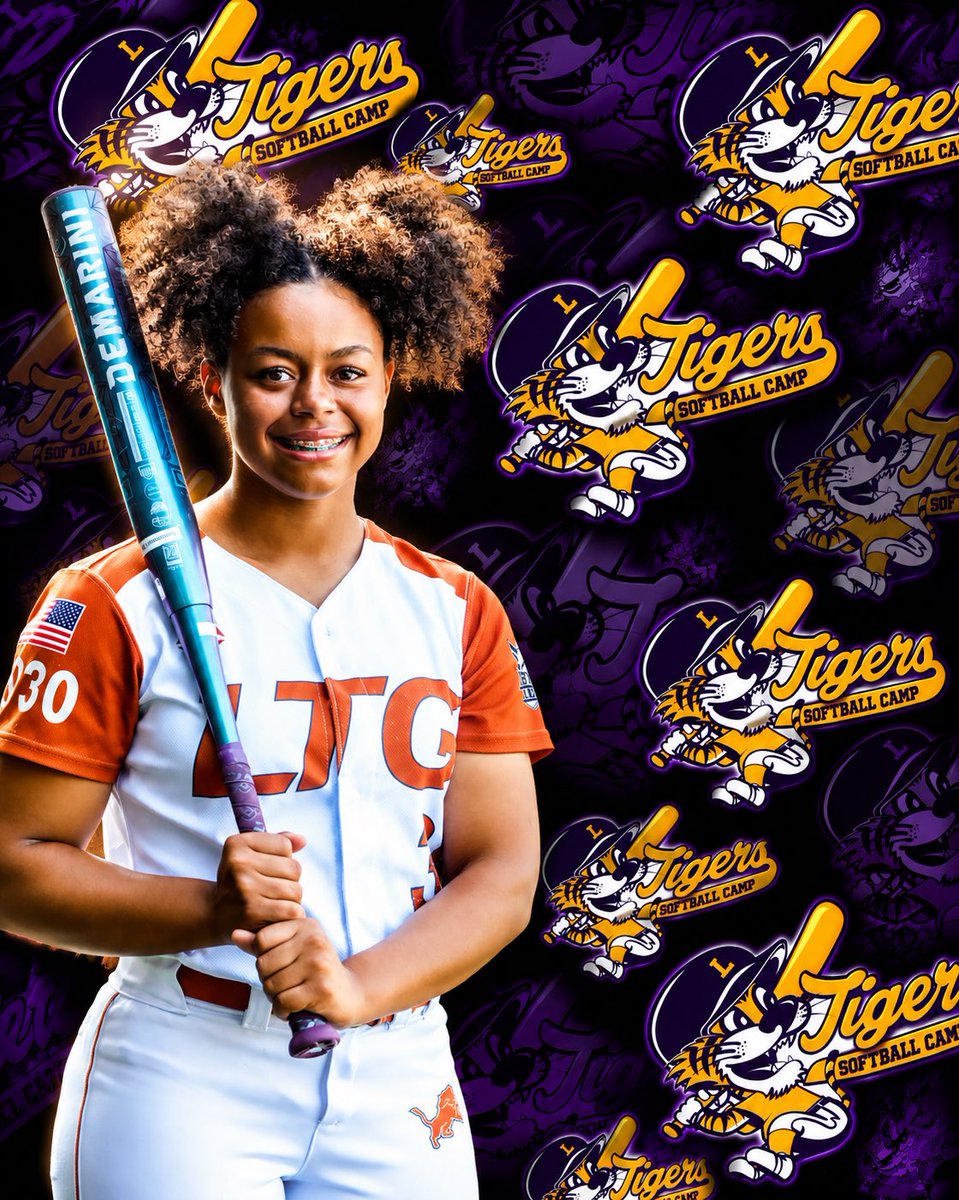 IslaBroussard's tweet photo. Returning to Tiger Park! Can’t wait to compete with some of the best players in the nation and see the LSU football game! Thank you Coach @BethTorina @CoachNealPT @LSU_SandraMoton @Tpleasants17 @zjermain_15 @LSUsoftballcamp https://t.co/DHY1DQ2Ui4