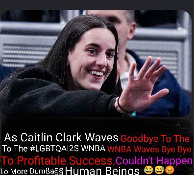 MrSpiritsRaven's tweet photo. @SOULbeautifulme It's An #LGBTQAI2SCommunity CULT.

IF YOU'RE NOT A MEMBER OF THIS EXCLUSIVE 
#LGBTQAI2SCommunity AND YOU ARE NOT #Respected Or #Accepted In THE #WNBA 

@CaitlinClark22 DOESN'T Need The #WNBA 
The WNBA NEEDS #CaitlinClark.....To #Survive https://t.co/K0W65qgPiE