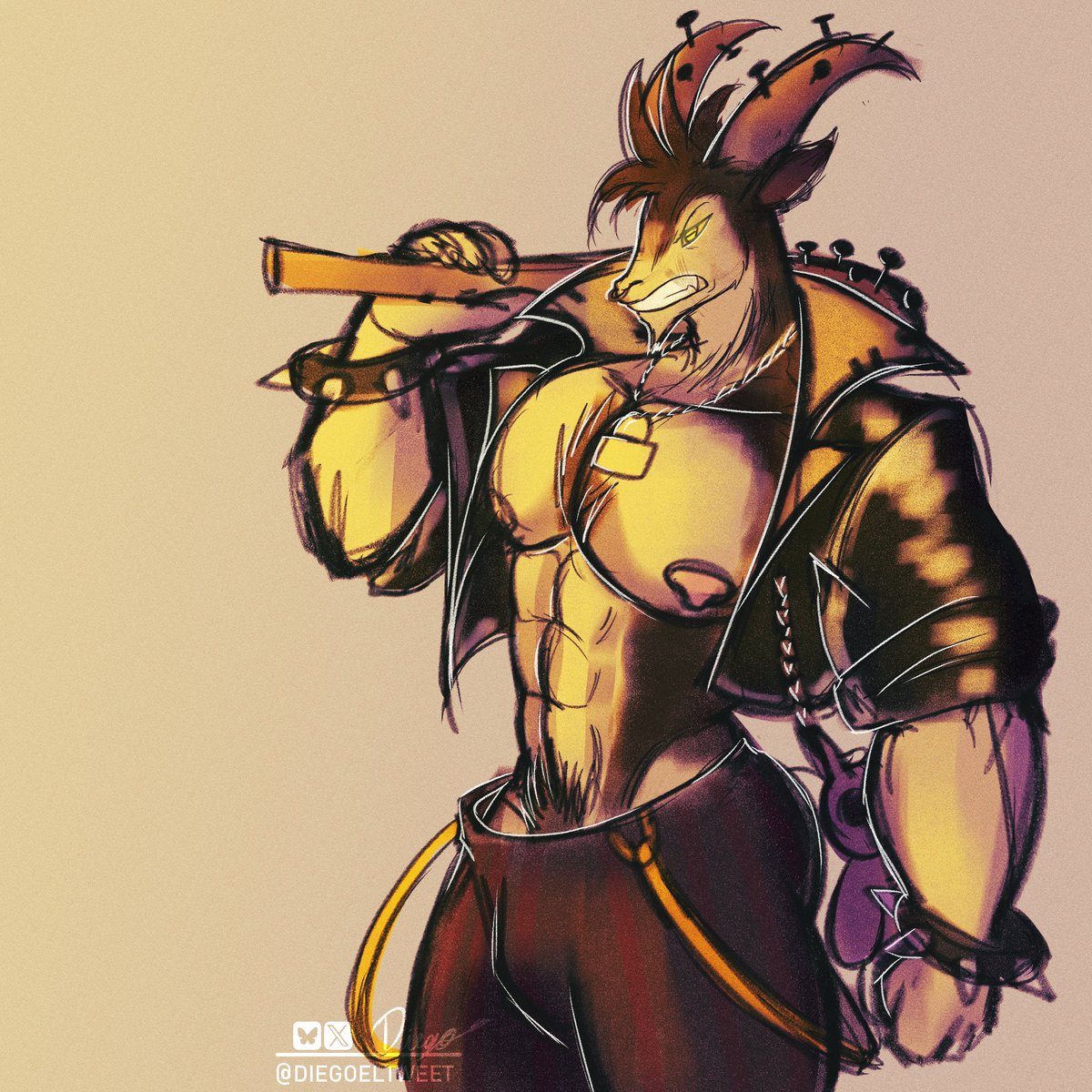 DiegoELTWEET's tweet photo. Billy designed with gamer in mind lol 🐐

#deadlock https://t.co/pi30rPvFSz