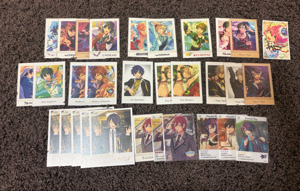 c_yu_0305's tweet photo. 【交換 譲渡】あんスタ ぱしゃこれ ぱしゃっつ クリアカード

【譲】画像のもの 零 薫 翠 敬人 みか 斑 ジュン 藍良 晃牙 忍 茨 マヨイ 北斗 桃李
【求】同異種 望見 チトセ 維吹 エス ユメ ゆうた / 定価

福岡天神 博多手渡し可能
郵送3〜
まとめての方優先
検索からでもお気軽にお声がけください🌷 https://t.co/ZHCKB1hufj