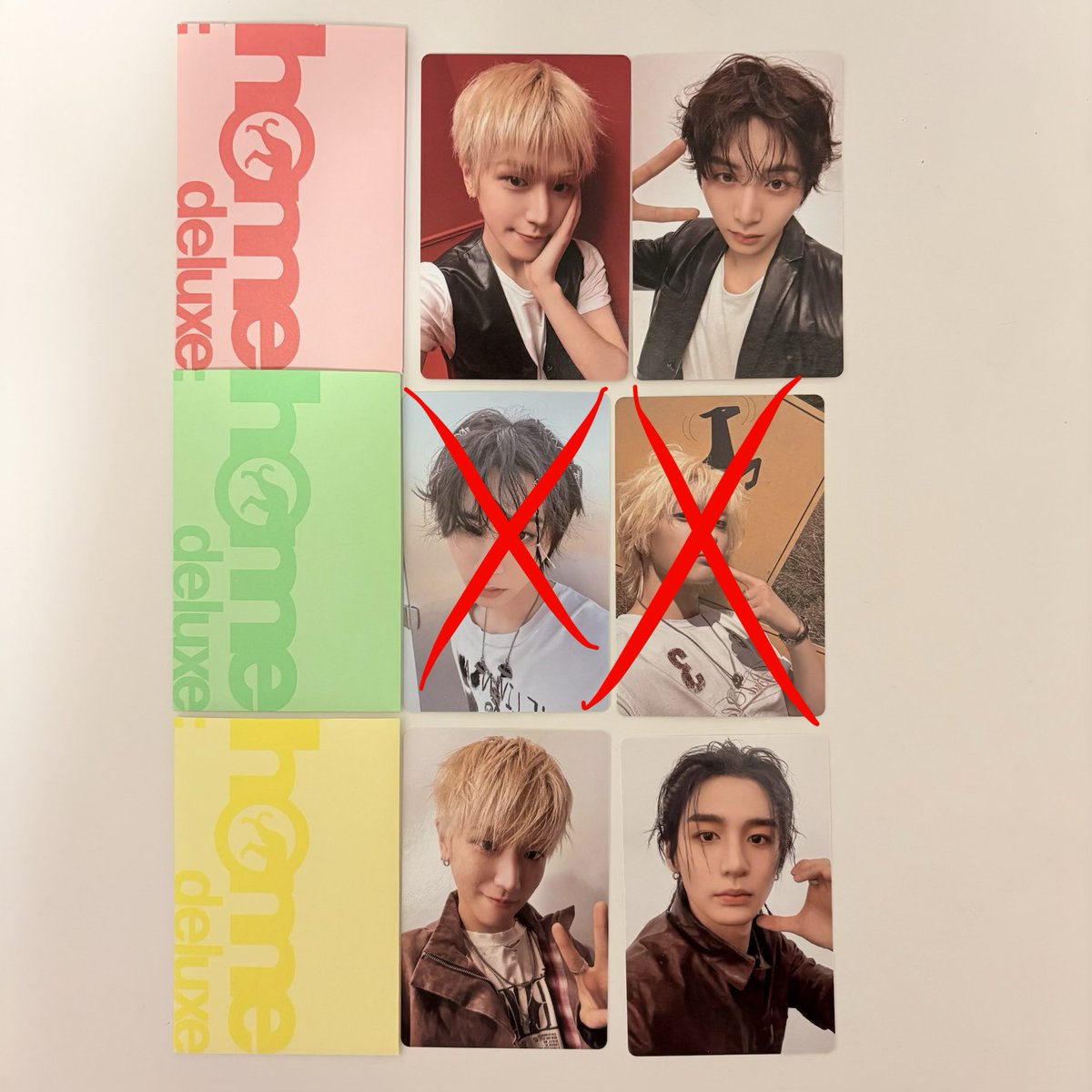 2oo3yookangmin's tweet photo. BOYNEXTDOOR ボネクドHOME DELUXE HAZE OVERDRIVE SPARK リパケ トレカ 交換 リウ テサン イハン

求:画像1枚目💖 ジェヒョン

譲:画像2枚目

10/10会場での手渡しor郵送📮でのお取引可能です。お気軽にリプDMにてお声がけください(⋆ᴗ͈ˬᴗ͈)”
※1枚目画像お借りしております💦 https://t.co/9Ar0c1Hvw3