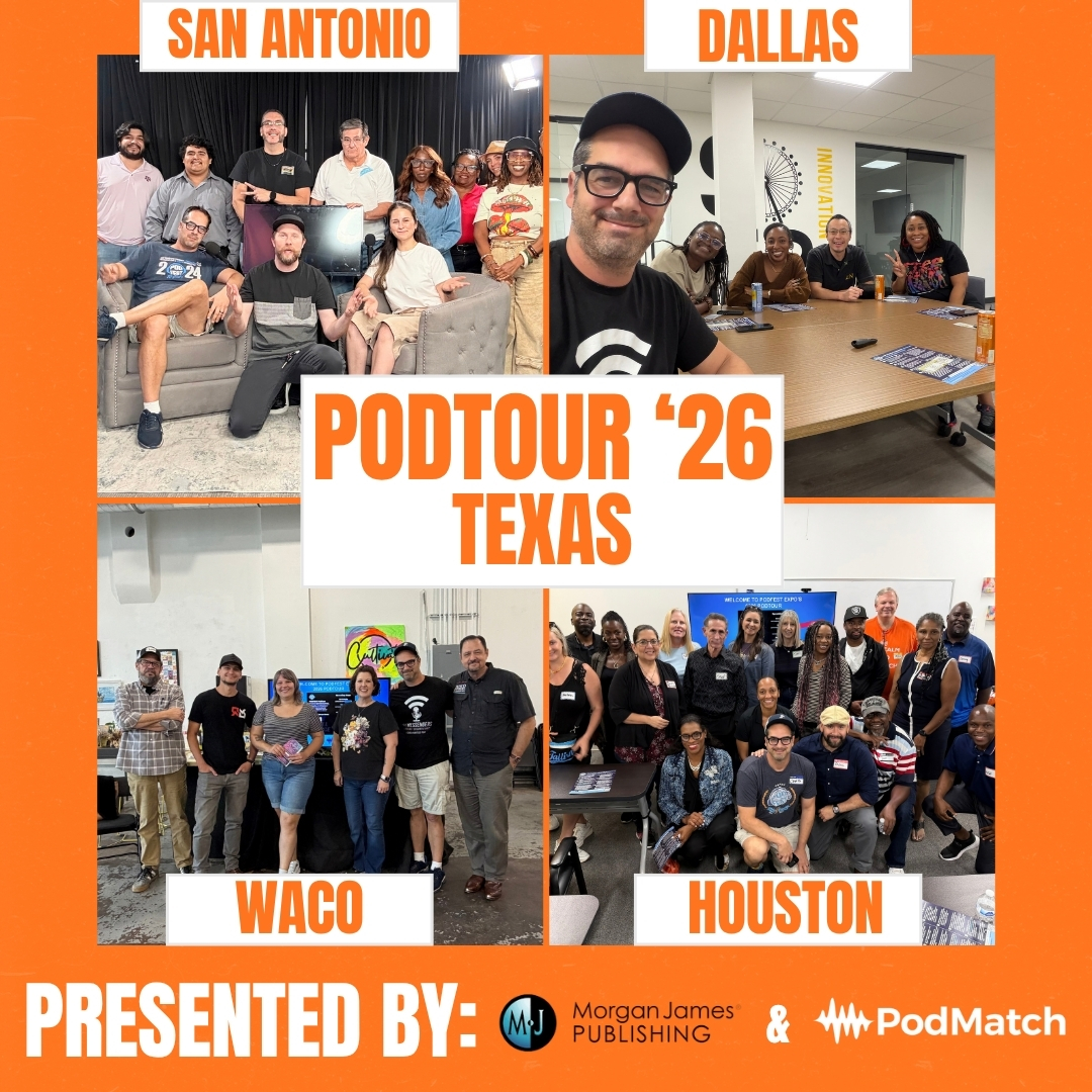 podfestexpo's tweet photo. That's a wrap for the #podtour in Texas!

Thank you again to San Antonio, Dallas, Waco, and Houston for hosting so many amazing podcasters and content creators!

Hope to see everyone again in January in Orlando for our 13th annual event!

#podcasters #podcasterevents #podcastevents #podcastevent #texaspodcasters
