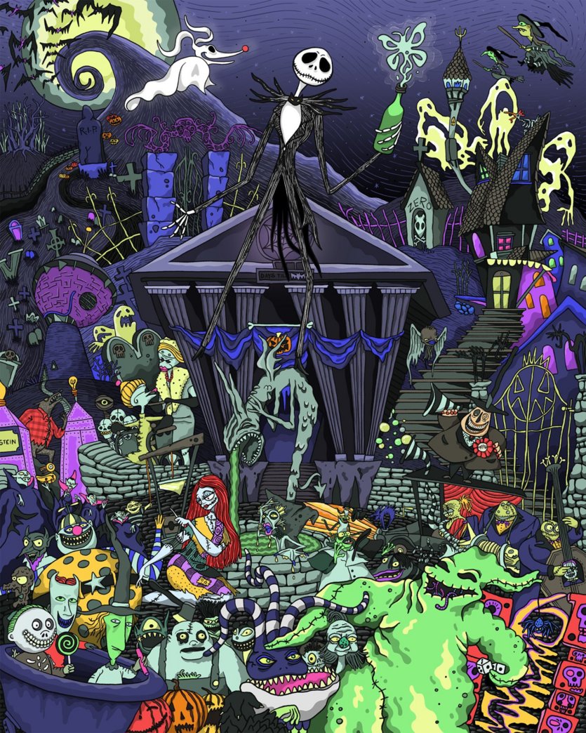 disneyjp's tweet photo. 最高の❝恐怖のハロウィン❞にするため
ハロウィン・タウンでも準備に大忙し👻💨
⠀
奇妙で愉快な住人たちに
驚かされたい人は「🎃」を！ˊ˗
⠀
#ナイトメアービフォアクリスマス https://t.co/hIL9Gw10QD