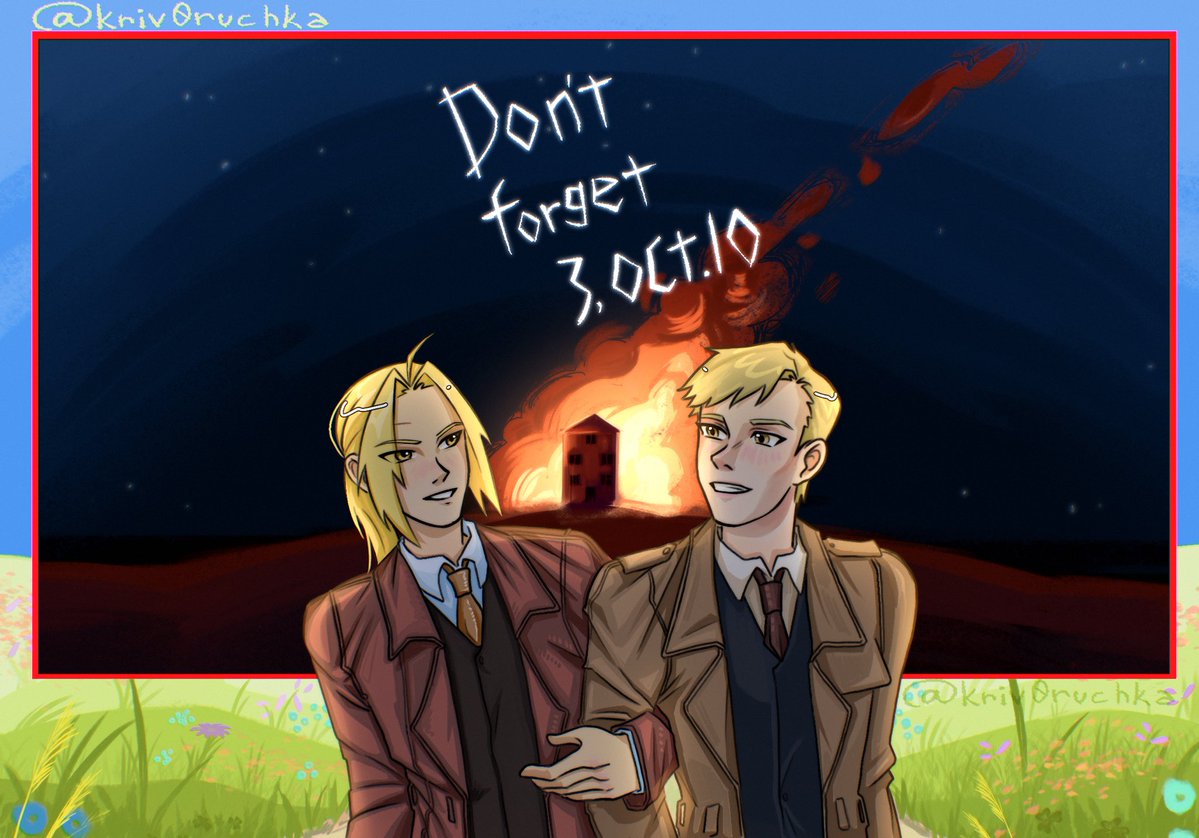 kriv0ruchka's tweet photo. don’t forget 3.oct!!!
#fma https://t.co/zbrvVgBOga
