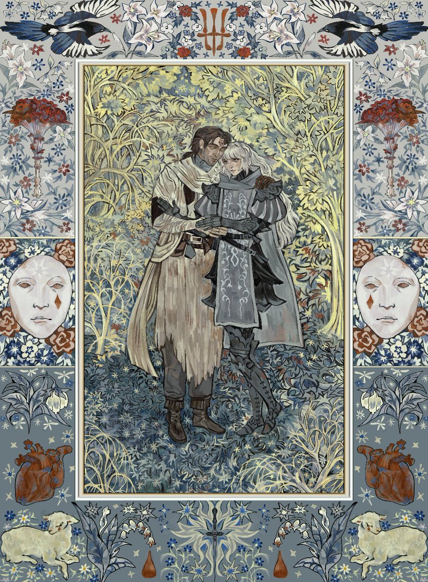 milirine_'s tweet photo. Varre & Morigan for @grimeowkin💙
✶✧✶
Jule 2025
#EldenRing #Tarnished #Varre https://t.co/p9Rdkcrb1M