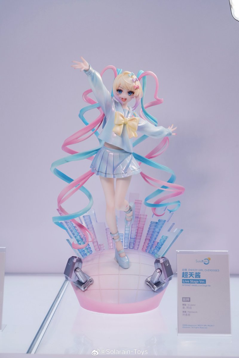 figure_times's tweet photo. ✨彩色原型公開✨

Solarain、『NEEDY GIRL OVERDOSE』の『超てんちゃん』がLive Stage Ver.でフィギュア化！

詳細はリプ欄へ👇️

 #フィギュア #NEEDY_GIRL_OVERDOSE #ニディガ #WF上海2026 https://t.co/1Z5QKG8yA6