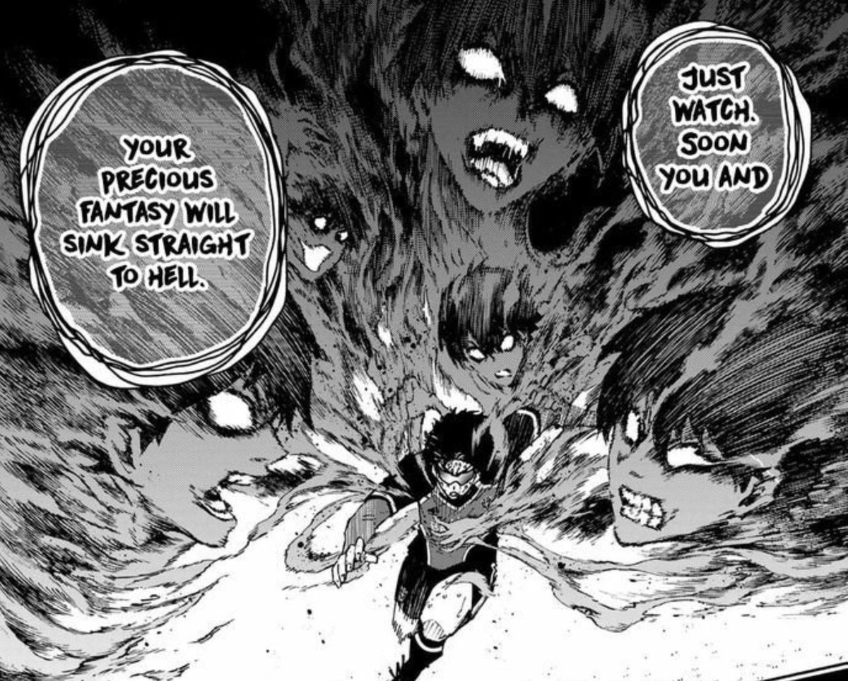 M8583165's tweet photo. i still think the concept of isagi's impression pushes them to the point of hallucination is still insane. https://t.co/sbVZz39Zo9