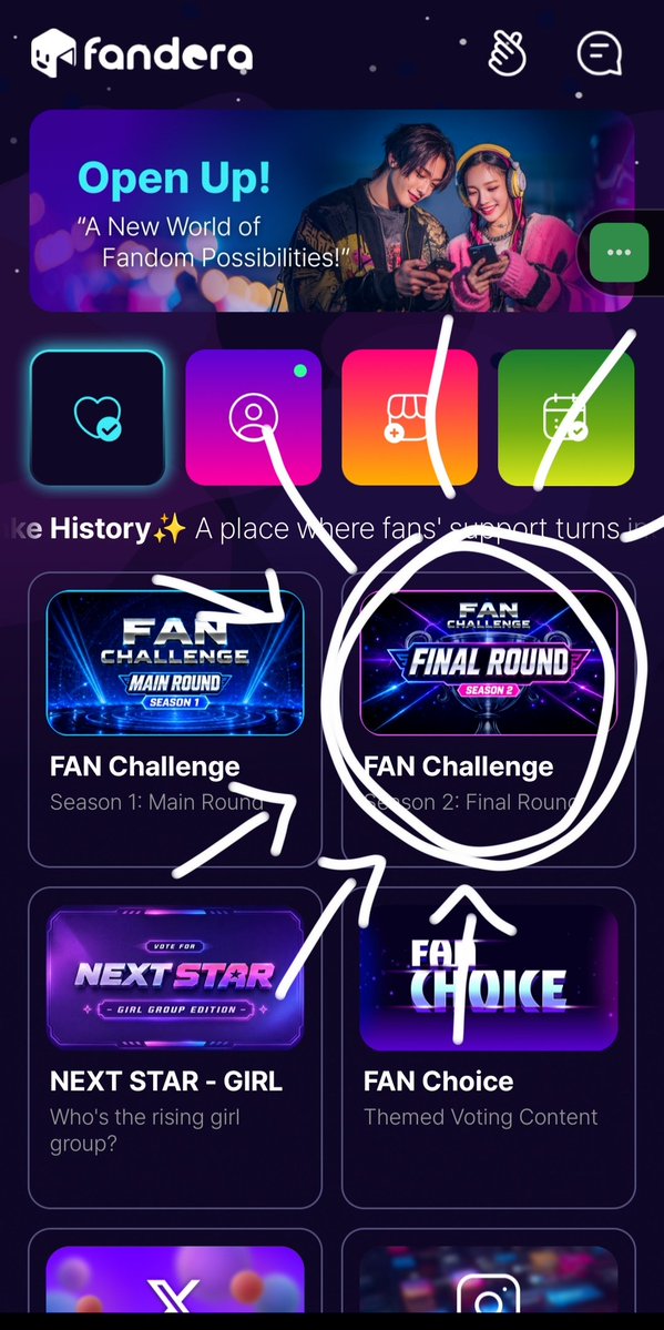 2112sparks's tweet photo. guys jangan lupa nabung hearts buat ohyul di fandora final round ya https://t.co/hOFU8kA21s