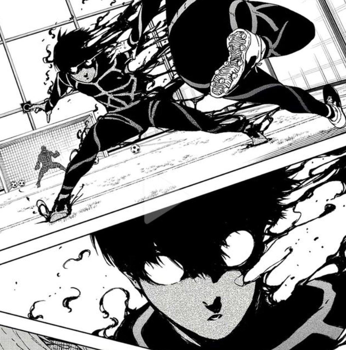 M8583165's tweet photo. i still think the concept of isagi's impression pushes them to the point of hallucination is still insane. https://t.co/sbVZz39Zo9