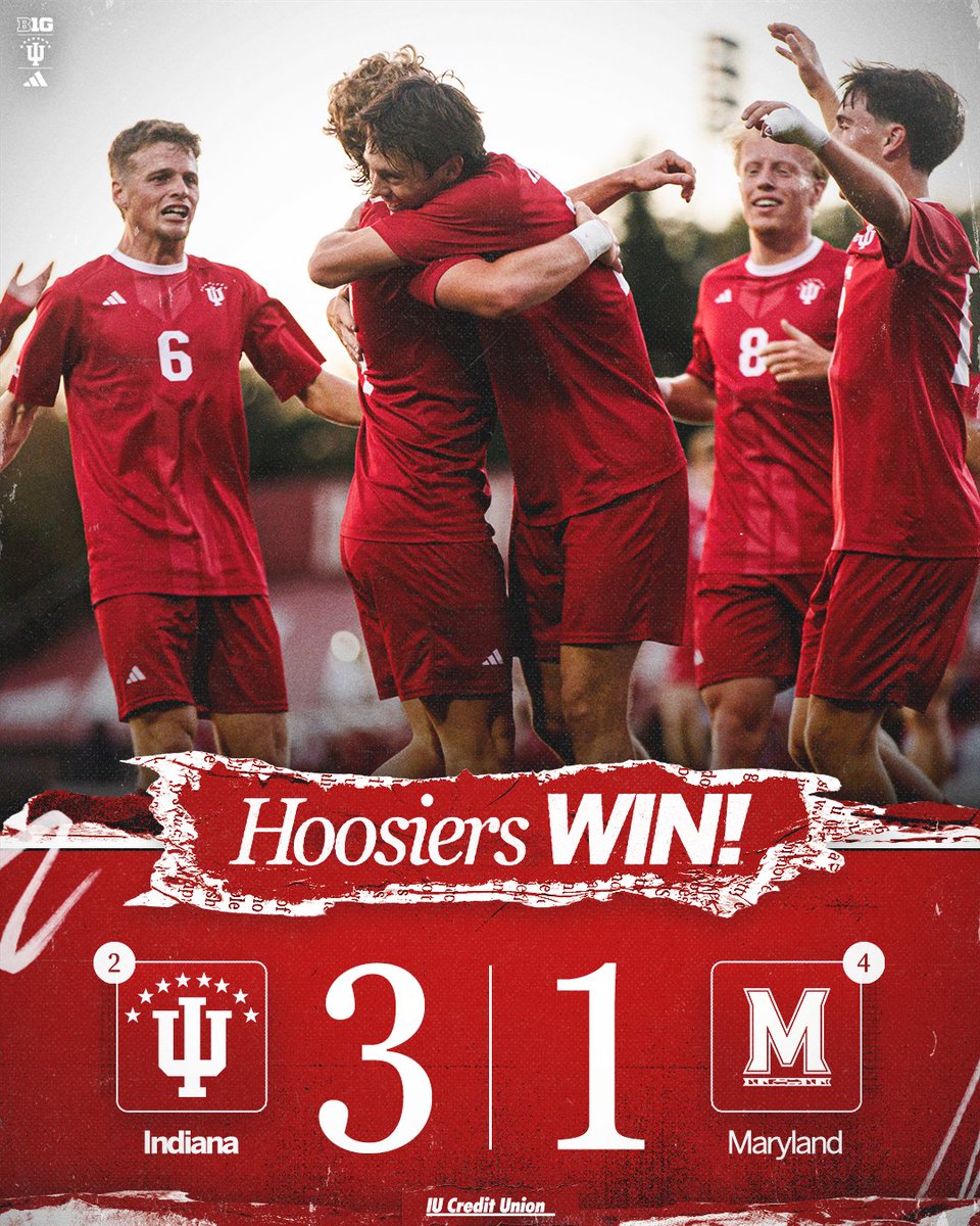IndianaMSOC's tweet photo. B1G HOOSIER WIN. https://t.co/uIndppR70B
