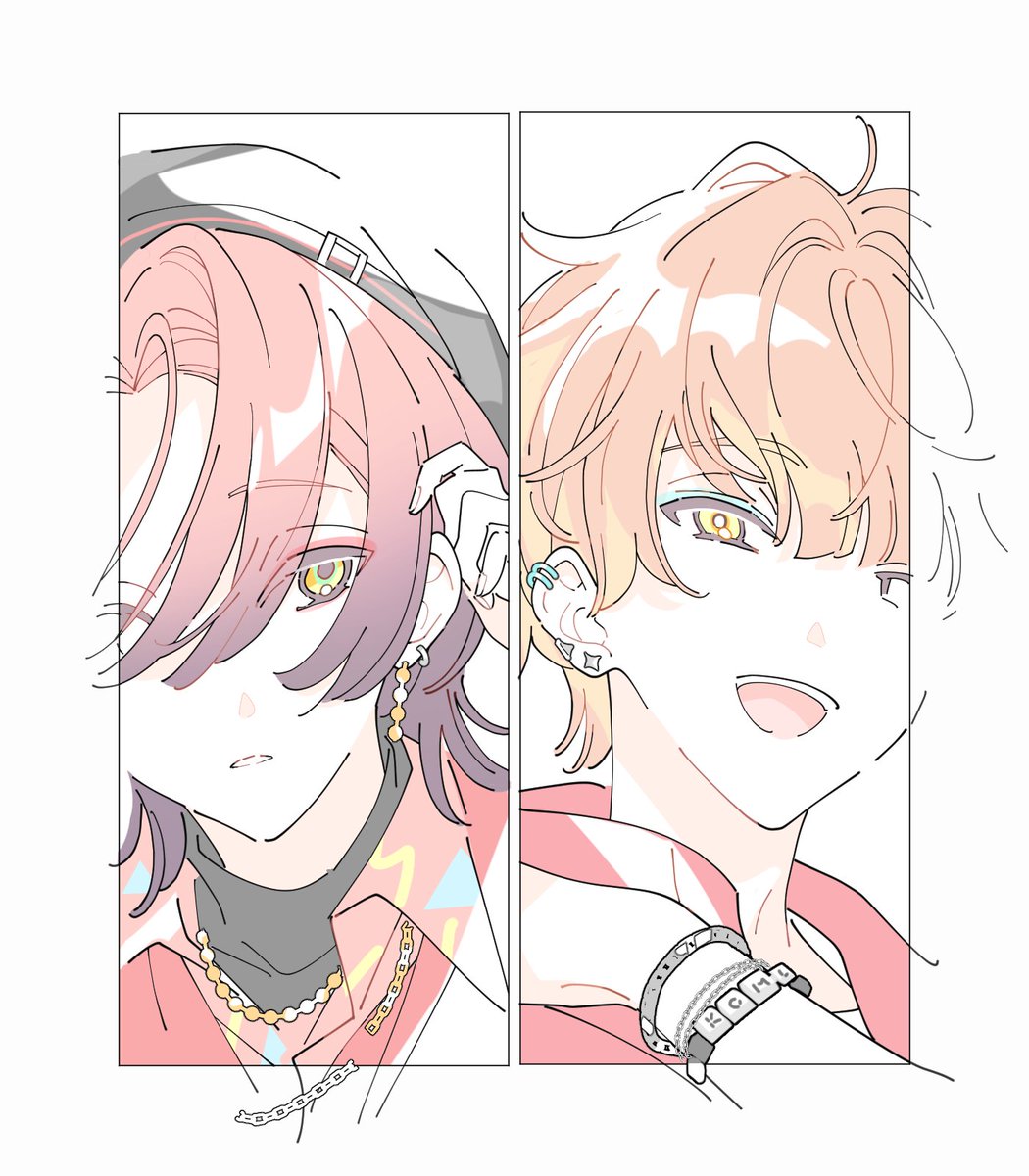 nori19124's tweet photo. ２人の赤メイクと青メイクの対比好きすぎ https://t.co/DBixpgC3Hj