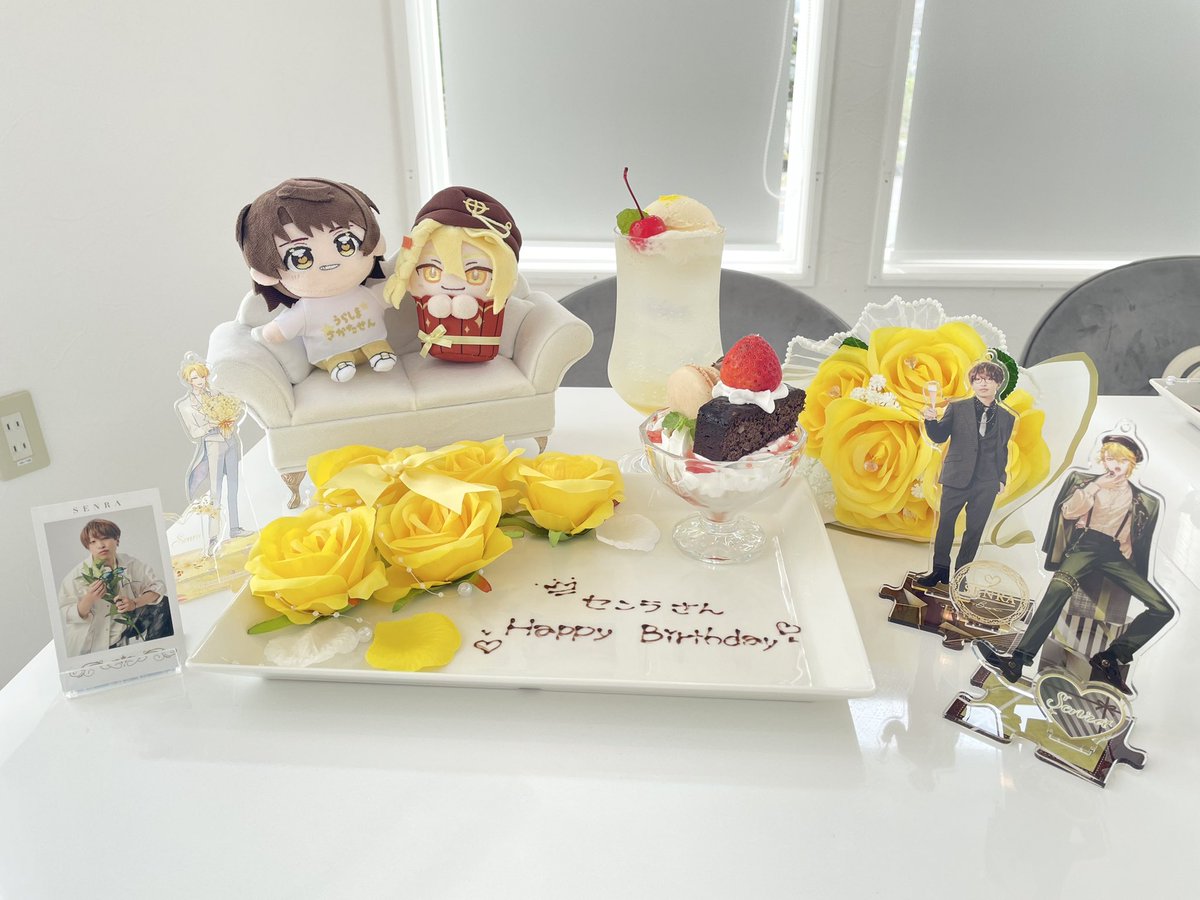mss_ayuuki's tweet photo. 2026.10.3

️🫧🥂𝐇𝐚𝐩𝐩𝐲 𝐁𝐢𝐫𝐭𝐡𝐝𝐚𝐲 𝐒𝐞𝐧𝐫𝐚🥂🫧

お誕生日おめでとうございます🎂💐
センラさんにとって、幸せいっぱいの1年になりますように𓂃𓈒𓏸🕊

 #センラ誕生祭2026 https://t.co/CjzyiwEPZ3
