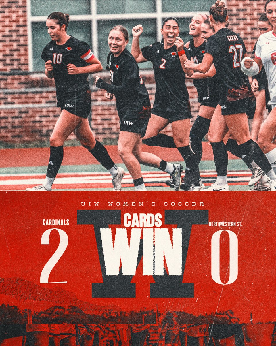 UIWWomensSoccer's tweet photo. We are alone in first place in the @SouthlandSports standings!

#TakeFlight | #TheWord https://t.co/9M0Nzo1xId