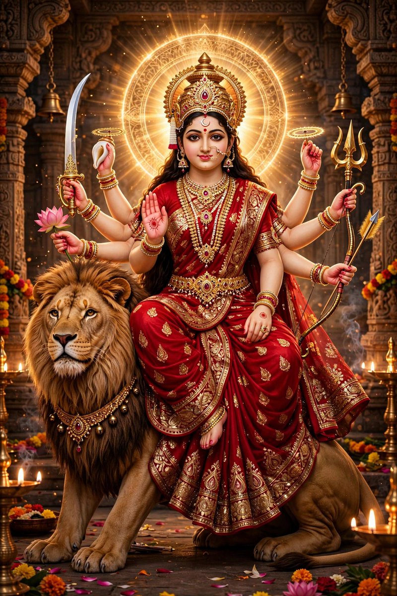 Lovish6788's tweet photo. Good morning friends

या देवी सर्वभूतेषु शक्ति-र��पेण संस्थिता।
नमस्तस्यै नमस्तस्यै नमस्तस्यै नमो नमः॥

Jai Mata Di 🚩 https://t.co/nFaLjRUK8Q