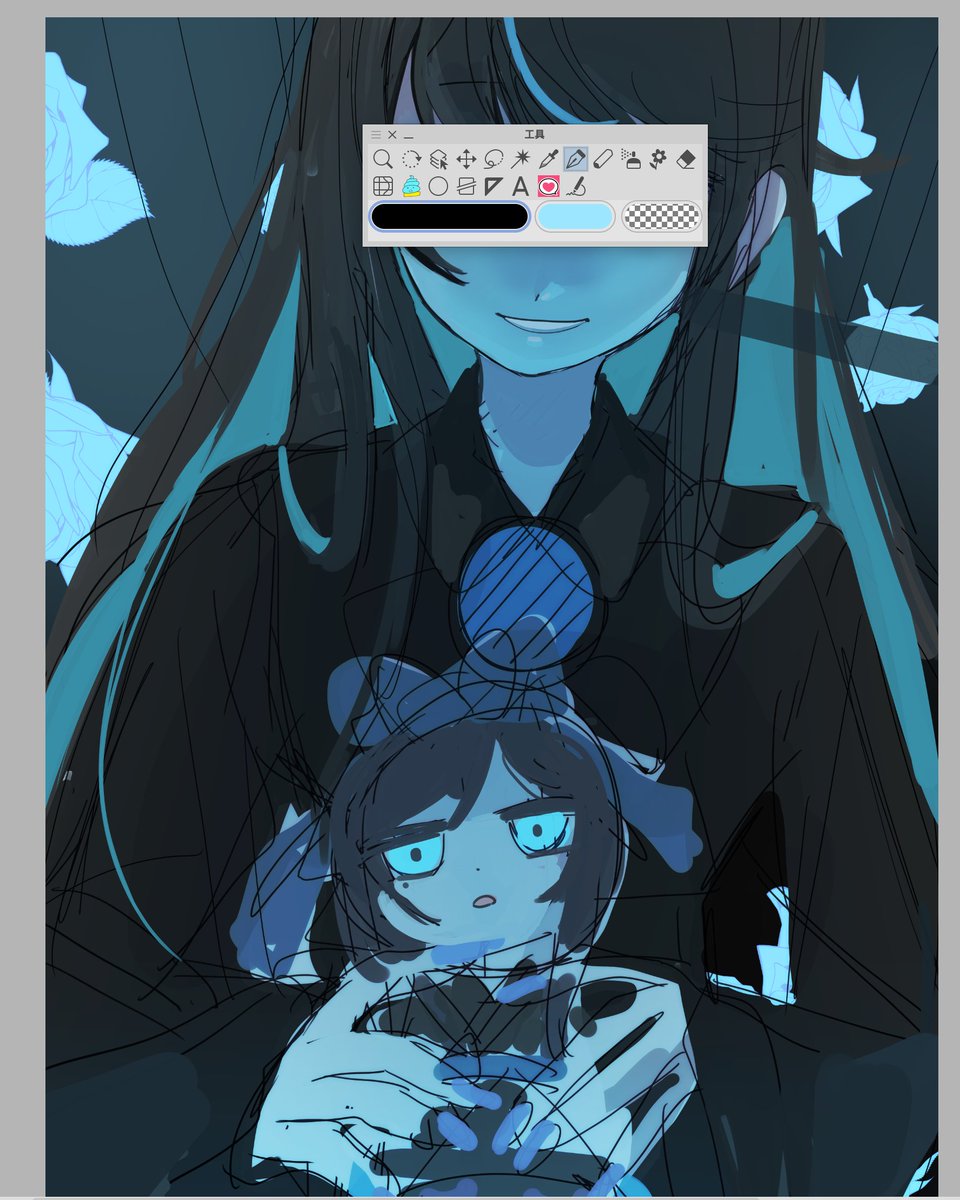 BerryQubi's tweet photo. a...ad...adooOOOOOOOOOOOOOOO wip #Adoart https://t.co/BVKDPihoTS