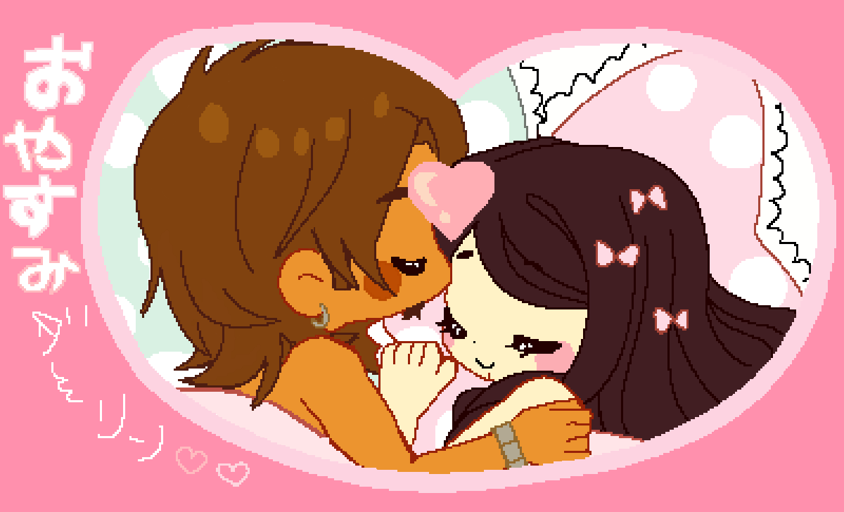 San_val3nt1n's tweet photo. Traced that one gyaru couple gif #adorable #aleheather https://t.co/OskmBqFAVK