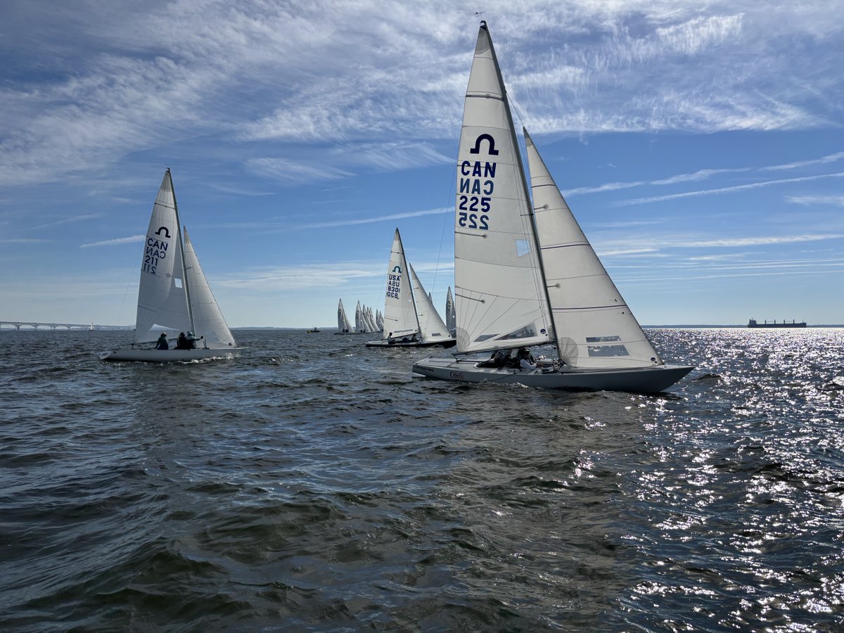 SolingClass's tweet photo. BRA 73 come back on a fantastic sailing day at the Chesapeake bay, 4 races concluded more to read at: https://t.co/E2bQ82WTaK https://t.co/HDMo5osYOz