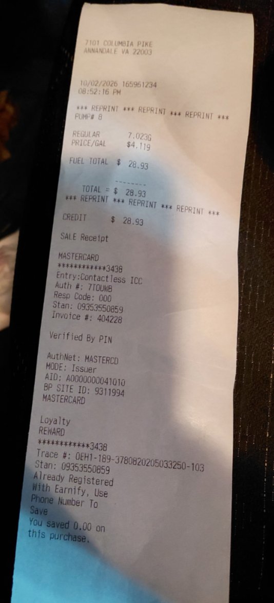PullmanSteven's tweet photo. @bp_America can you please fix the earnify app. I wasn't able to get my discount because it wasn't working. And the pumps don't let you sign in sometimes. Can I get a refund? https://t.co/PNLFiIP0w6