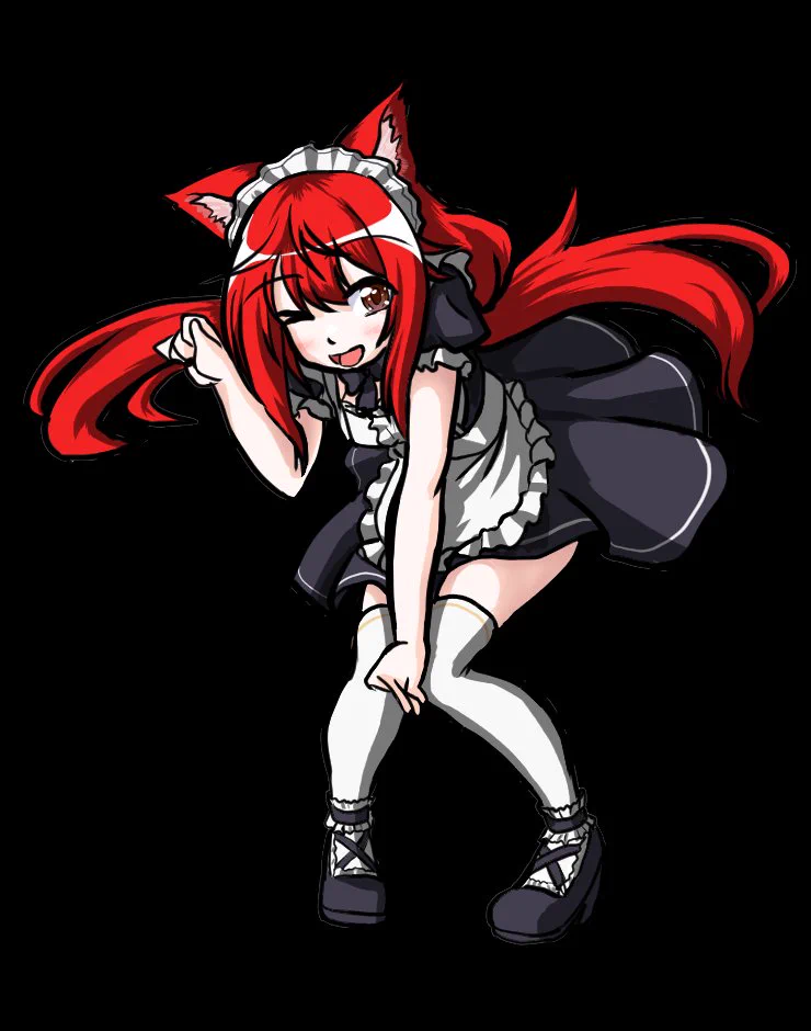 ねぎねこ様オーダーメイドPC 赫音ユリス🐿🐈‍⬛〖サイバー猫メイドVtuber〗 on X: 