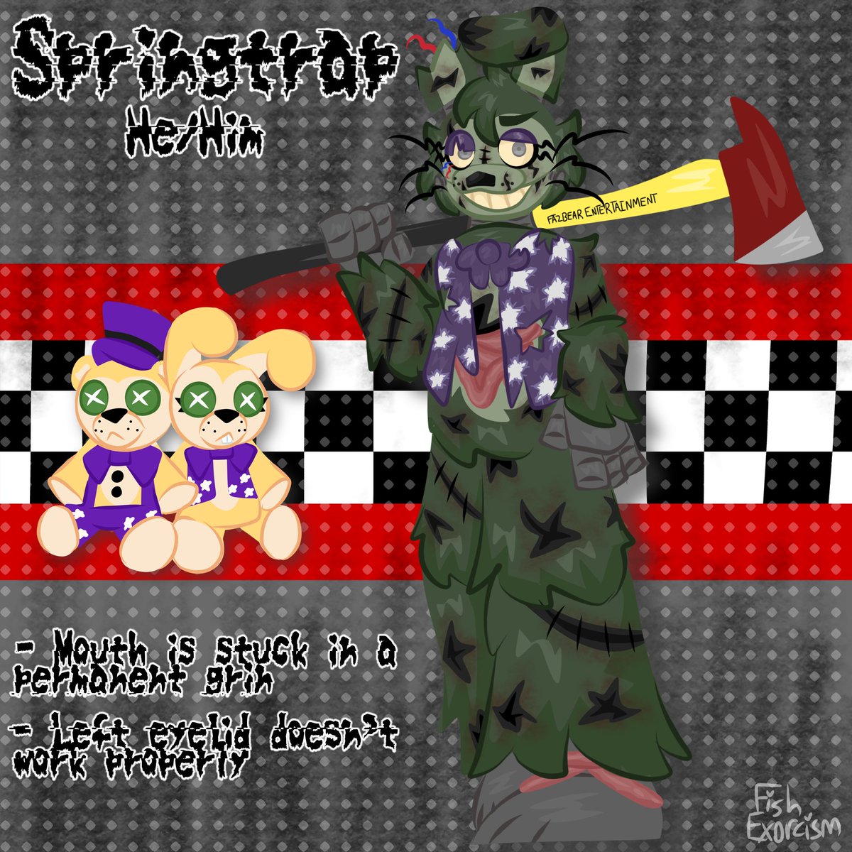 fishex0rcism's tweet photo. Springtrap design for me and a friends fnaf au โผ๏ธโผ๏ธ
#fnaf #springtrap #springtrapfanart #fivenightsatfreddys https://t.co/zwFzAqnn02