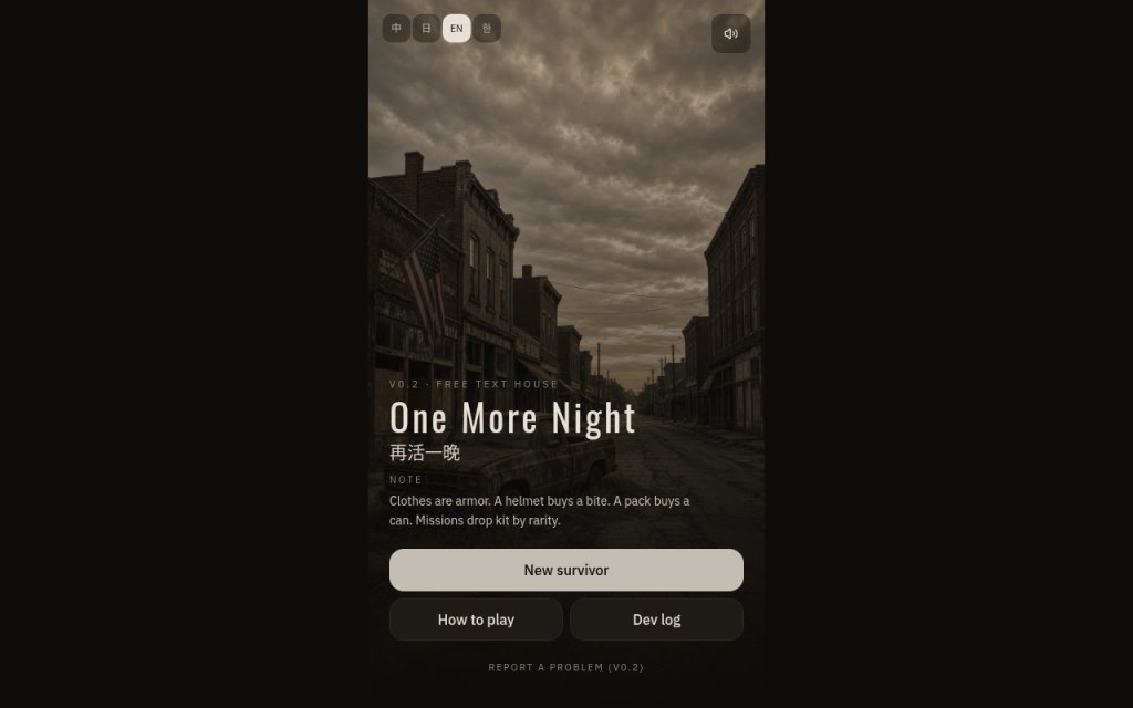 kwk9642's tweet photo. Robbed a group in my own game during testing. They took one of my people and spent days getting my address out of him. Paid the ransom. He came back hurt and sulking.

One More Night: free in your browser (20 states), Android $1.99 for all 50.
https://t.co/tRoE59jkys https://t.co/HXkbUs5tmH