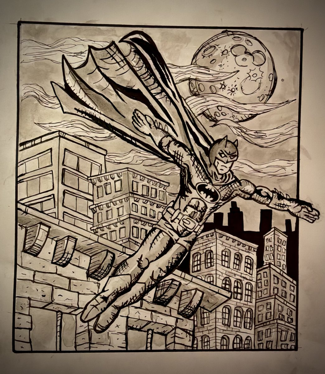 JohnJohnJohnIII's tweet photo. Inktober2026 Day 1
#inktober26 #batober #batman https://t.co/eWnxvH29Rb