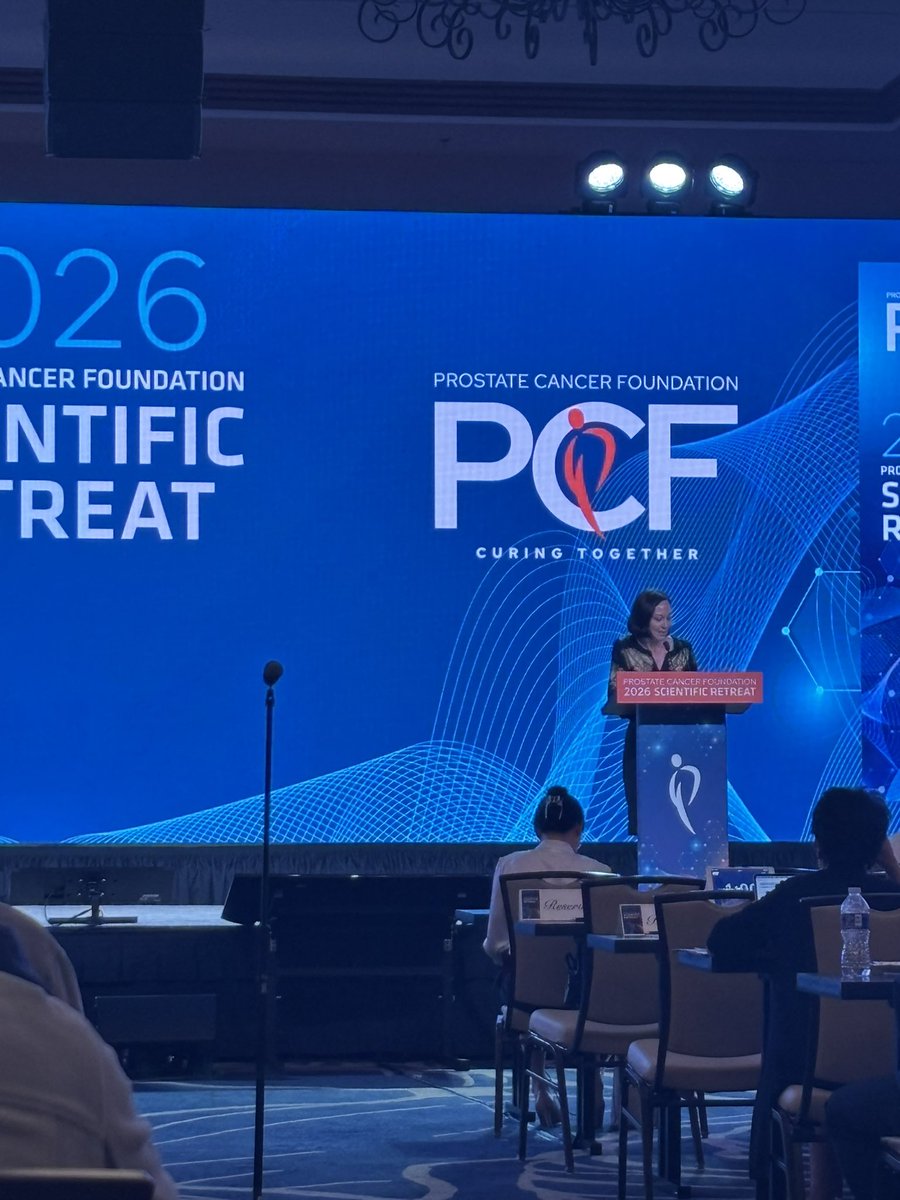 Abeccarey's tweet photo. PCF Vice President of Global Research &amp; Innovation, Andrea Miyahira, PhD at the 33rd Annual PCF Scientific Retreat opens the final presentation of the first day @AndreaMiyahira @PCFnews @PCF_Science #PCFRetreat26 https://t.co/4qVcLt9V2k