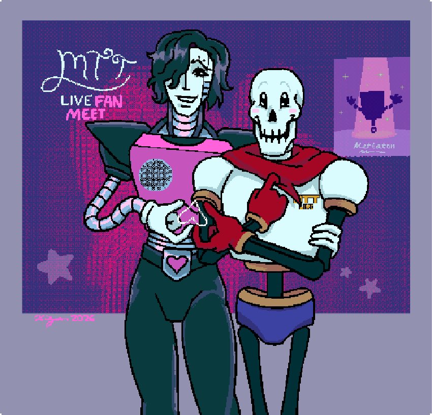 XiZamIsTired's tweet photo. Closeup but the quality isn't that different.
Awesome how Papyrus's alt. outfits are just his battle armor with something else on it https://t.co/b5Ulh2V6Qj