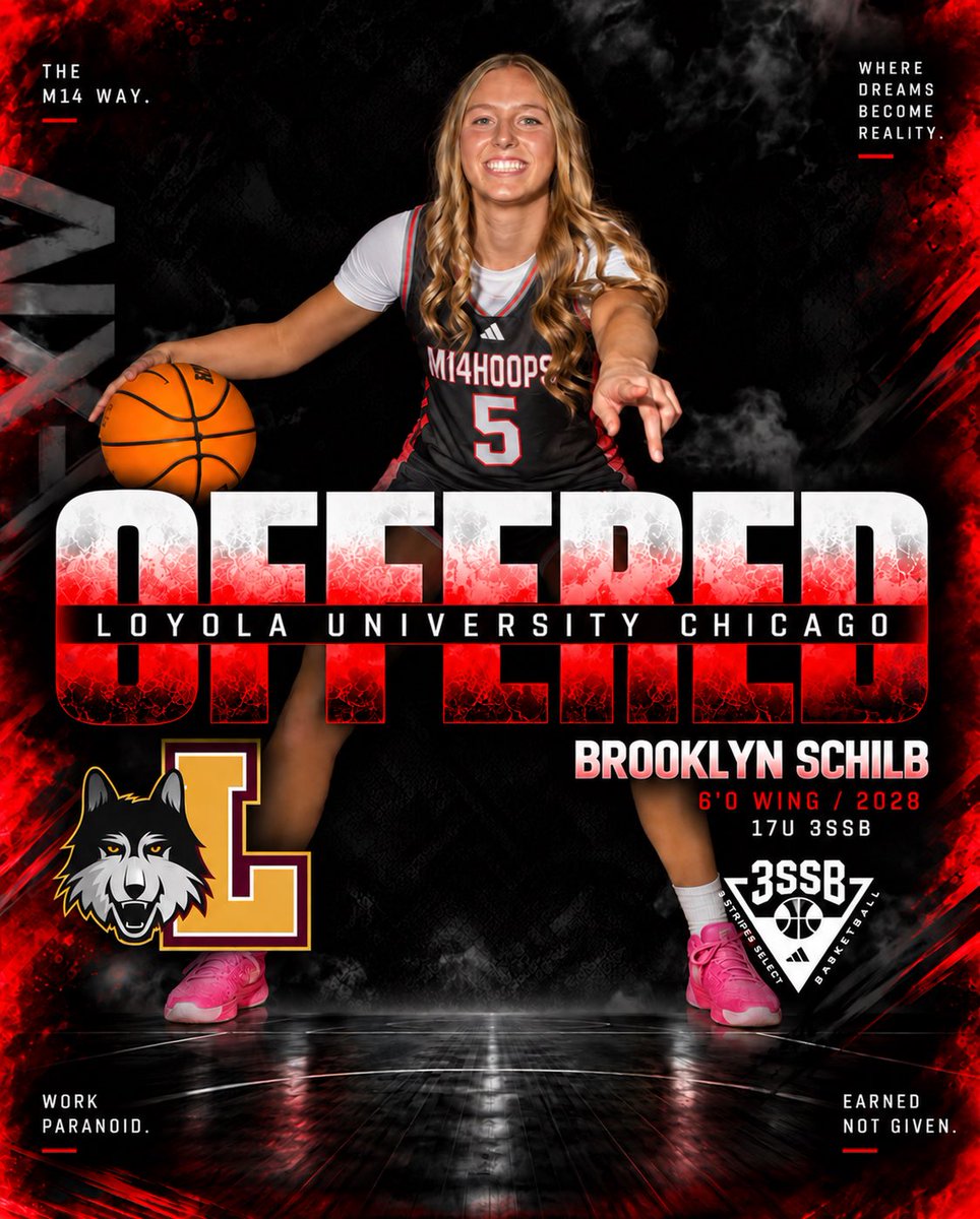 M14Hoops_Girls's tweet photo. Congrats Brooklyn Shilb @BrooklynSchilb (2028 Wing) on an OFFER from Loyola Chicago @RamblersWBB last month‼️🔴⚫️⚪️

@3SSBGCIRCUIT /// #3SSB #ADIDAS #REPTHE14 #TheRedandBlackStorm

@Chansenbball
@PrepGirlsHoops
@PGHIllinois
@PGHByron
@PBRHoops
@PGHByron
@MMBR_CoachGBell @JrAllStarBB
@MHS_Girls_
@LBInsider
@IBCACoaches