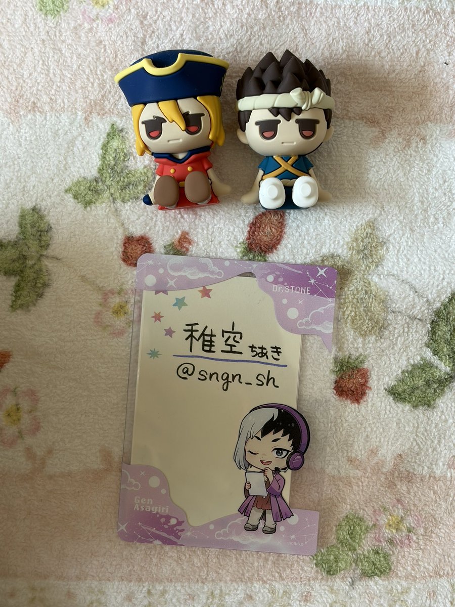 sngn_sh's tweet photo. 【交換/譲渡】Dr.STONE ミニ フィギュア
譲：龍水、クロム
求：千空 or 500円＋送料

＊配送希望
＊優先ありません
＊検索からのお声かけもお気軽にどうぞ https://t.co/bIAzaRhhap