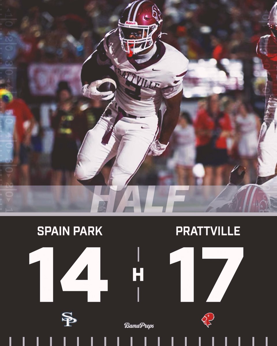 BamaPrepsFB's tweet photo. Prattville up 3 at the break! https://t.co/7soL7XtLTk