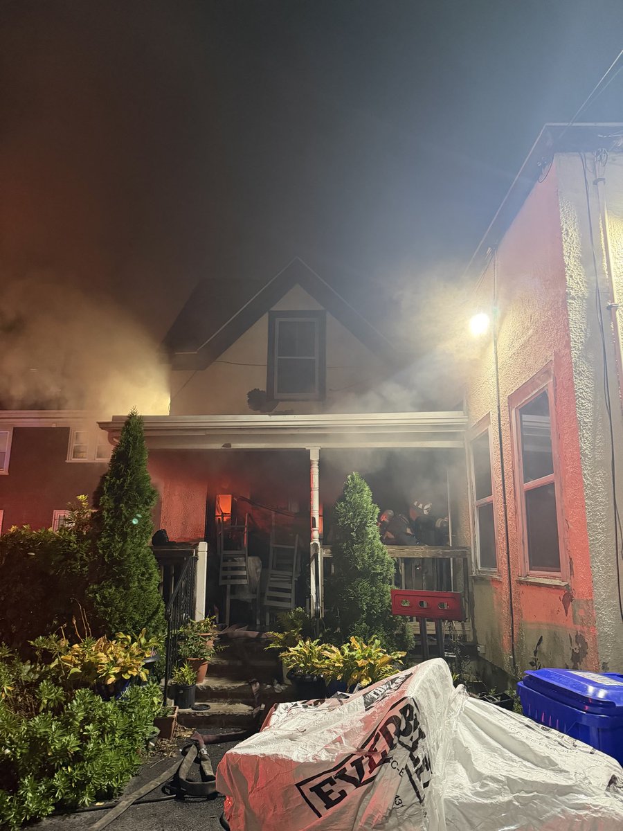 BostonFire's tweet photo. Fire companies quickly responded to 684 River St which had smoke showing . Companies moved swiftly after receiving reports of an elderly woman in home. Upon making a rough entry do to a heavy fire load, firefighters found out a good neighbor had pulled her out to safety https://t.co/YktsVFe5Km