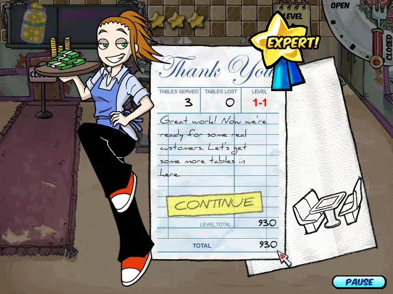 NostalgiaFolder's tweet photo. Diner Dash (2005) https://t.co/KCfnBqcKoU