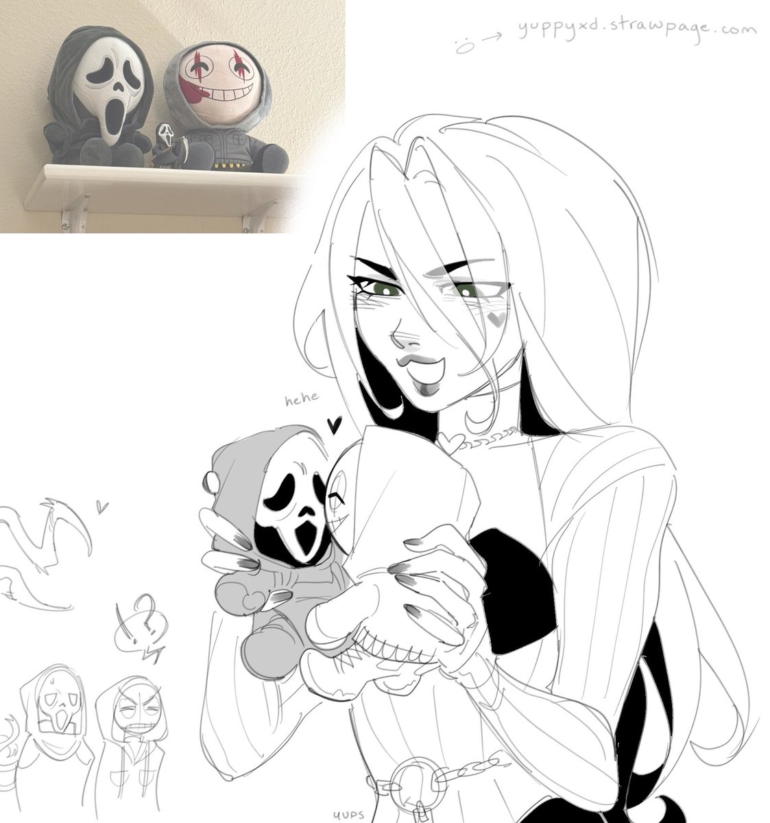 yuppy_XD's tweet photo. got ghostface at the mall today to pair with my frank 

also i have straw page now for requests :P https://t.co/RxQrYhmcvW