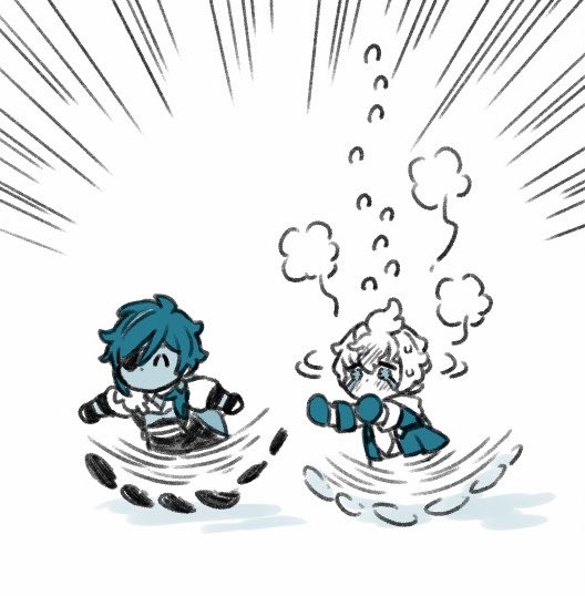 mede_gnsn's tweet photo. 自分の描くディフォルメ絵の走ってる姿、結構気に入ってる
みじけえ手足で懸命に走ってる感じがするから https://t.co/PzLUzKmUMt