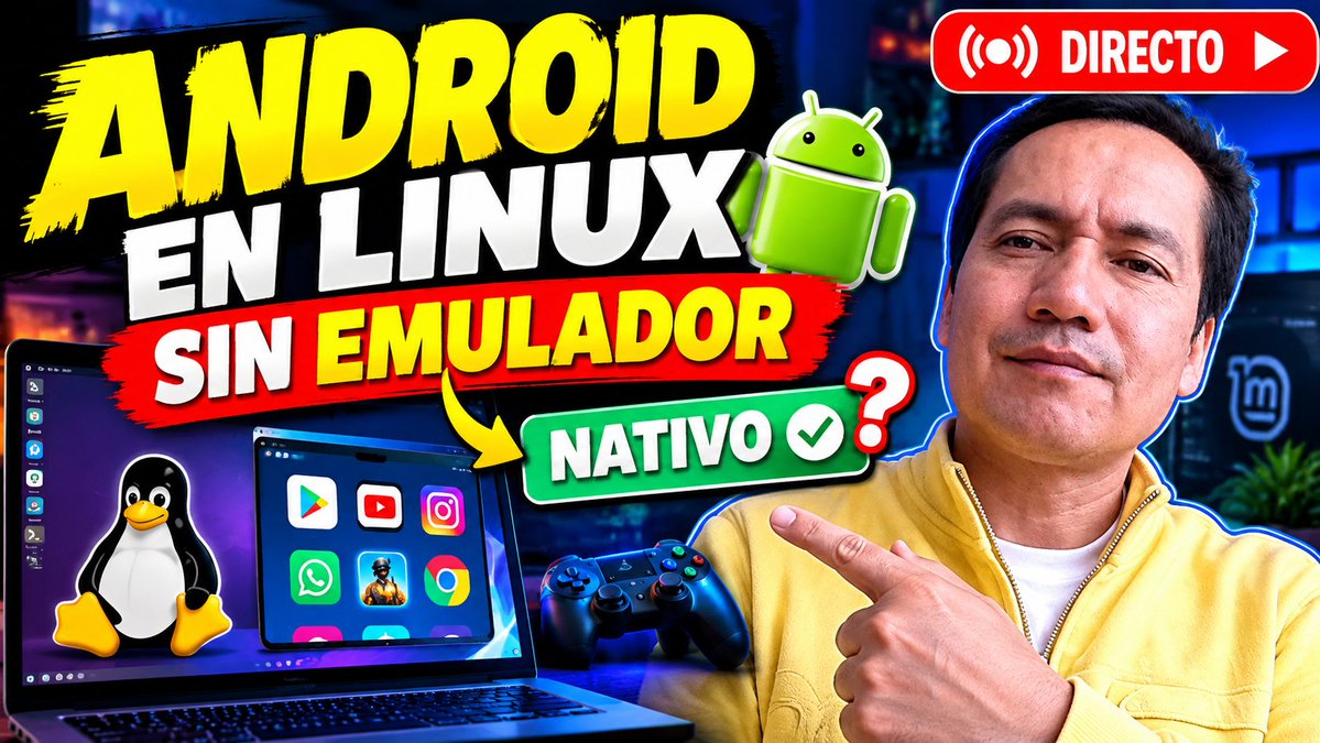 WinAplicaciones's tweet photo. 😱 ANDROID en Linux SIN EMULADOR: WAYDROID + Solución para Intel, AMD y N... https://t.co/s3Kv6xa6oR #Waydroid #Linux #Android #LinuxGaming #Ubuntu #LinuxMint #NVIDIA #AMD #Intel #AndroidEnLinux #Tecnologia #AppsAndroid https://t.co/iM8FpbigZF