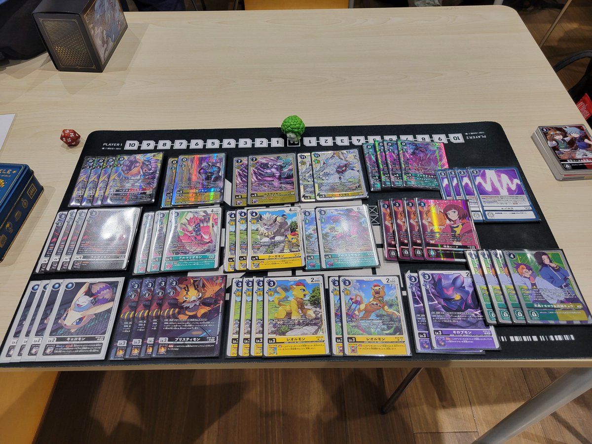 miedigi1's tweet photo. TSUTAYA鈴鹿中央通店　テイマーバトル
参加者　７名
優勝　アキオス
デッキ名　黒グロドン
効果耐性付けて殴れば簡単には止まらんよな
相手も耐性？デュアルで黙らせましょう
(　・`ω・´)
＃デジカ
＃TSUTAYA鈴鹿中央通店 https://t.co/DWtcyhnNtB