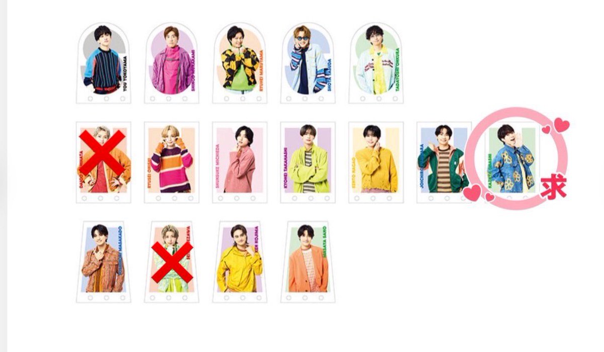 pooo_ar415o's tweet photo. KAMIGATA EXPO PARK FES 2026 カミガタ グッズ 図鑑

【求】大橋和也
【譲】 末澤 西畑 以外

11/1現地にて手渡しor郵送
プロフとスタンプ纏めての交換お願いします。

#カミガタボーイズ #なにわ男子  #Aぇgroup #エイト https://t.co/eWX4Evmo9v