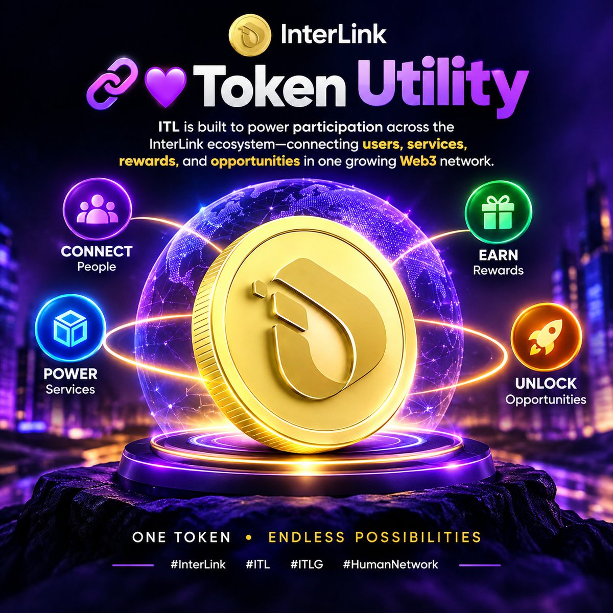 azeez_kajo32123's tweet photo. 🔗💜 InterLink Token Utility
ITL is built to power participation across the InterLink ecosystem—connecting users, services, rewards, and opportunities in one growing Web3 network. 🌐🚀
#InterLink #ITL #ITLG #HumanNetwork https://t.co/IVVdpleclA