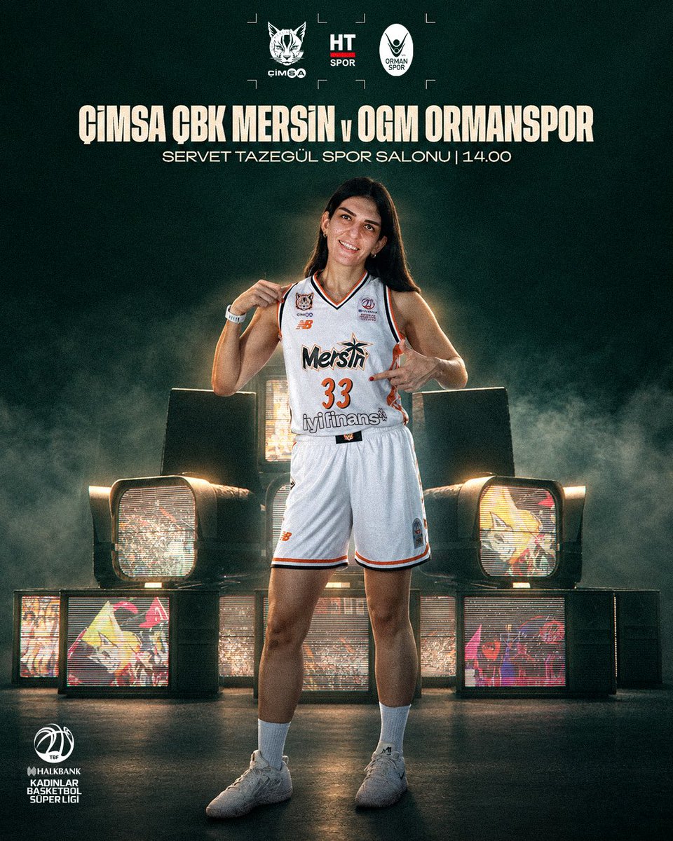 CBKMersin's tweet photo. 🏀 Maç Günü!

🆚 OGM Ormanspor
🏆 Halkbank KBSL 2.Hafta
🕓 14.00 TSİ
📍 Servet Tazegül Spor Salonu
📺 HT Spor

#WeAreÇBK #YourCityYourTeam https://t.co/cnz6G0iZeL