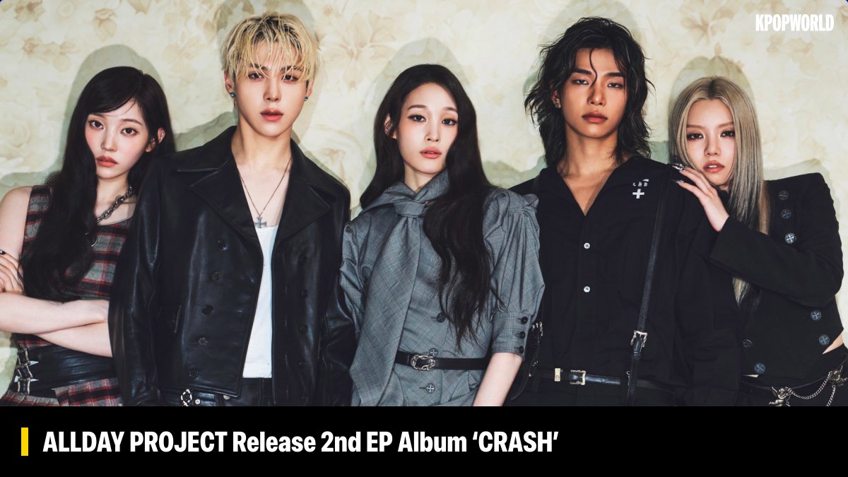 KPOPWORLD's tweet photo. THEBLACKLABEL’s viral hip-hop group ALLDAY PROJECT has released their second EP, CRASH, nine months on from their first.

CRASH is led by a title track of the same name, accompanied by the four B-sides “TALK,” “DO IT LIKE THIS,” “NO LIMIT,” and “UP ALL NIGHT.” Each has a distinct sound, expanding the group’s gritty, hip-hop signature to a more varied musical identity while still maintaining that connection.

Following the viral success of their debut single “FAMOUS” and first, self-titled EP ALLDAY PROJECT – which was led by another popular song, “LOOK AT ME” – CRASH has been much-anticipated and may hold a greater influence on the genre of K-pop overall. #DAYONE #ALLDAYPROJECT 

Read here: https://t.co/rBYorPIR0m