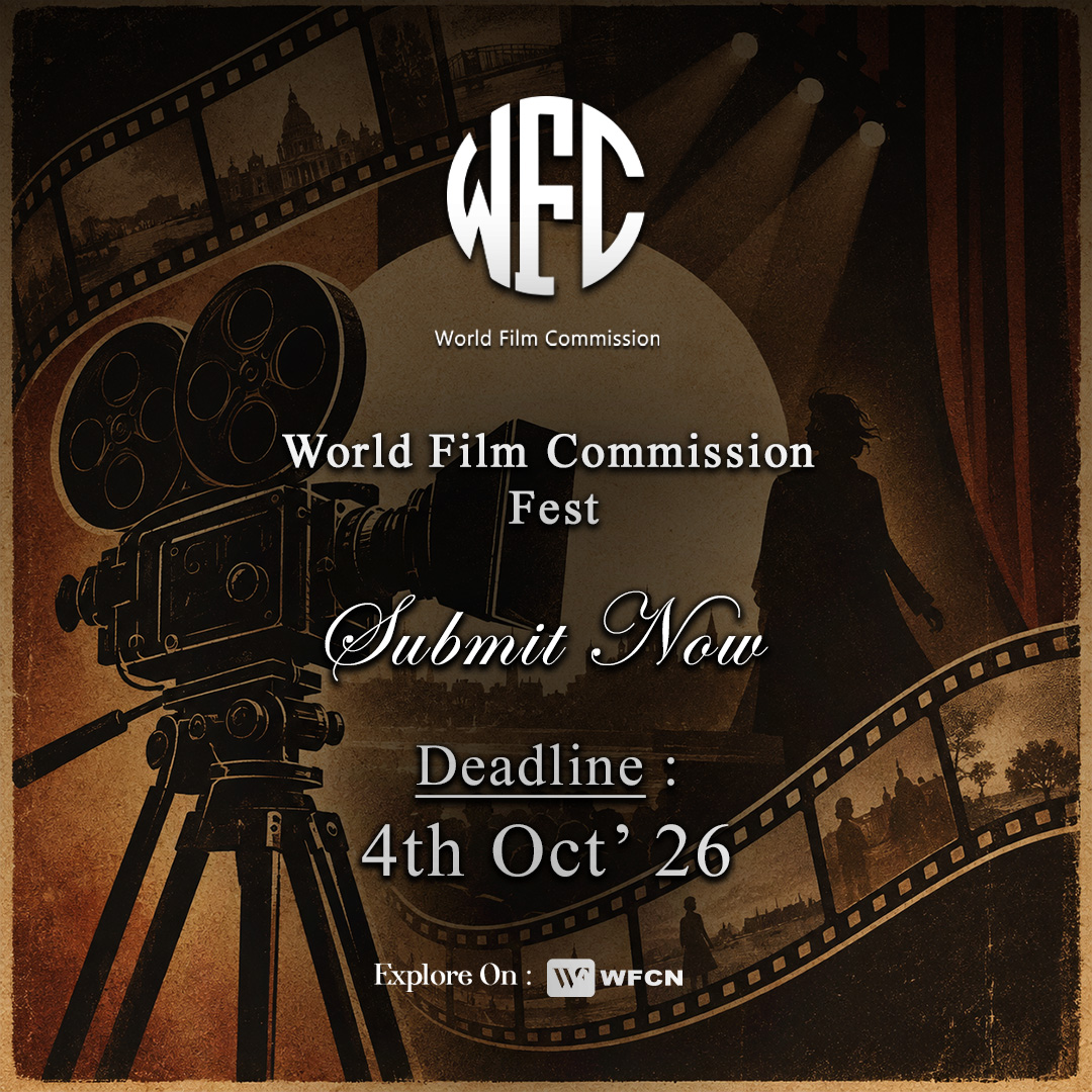 wfcn_co's tweet photo. 🎬 SUBMIT NOW
Calling all Filmmakers!
Submit Now to these Film Festivals on WFCN, before the entries close.
📅 DEADLINE: 4th OCT' 26
📌 Links in the Description
#WFCN #SubmitNow #FilmFestivals #FilmFestivalSubmission #Filmmakers #IndependentFilms #FilmCommunity #FilmSubmission https://t.co/5lt1FlZXgE